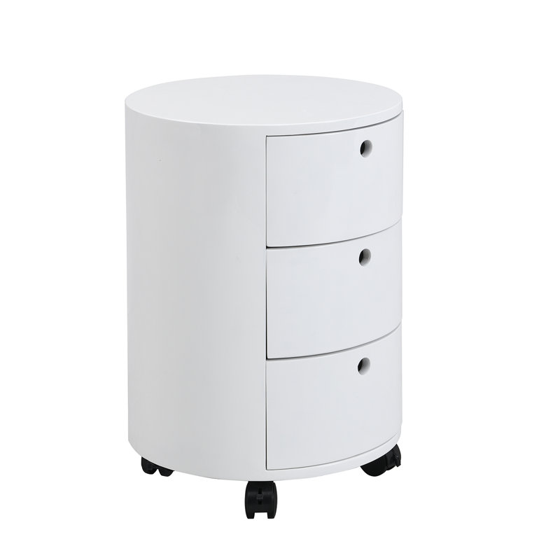 Reames 40cm W Bedside Table, White