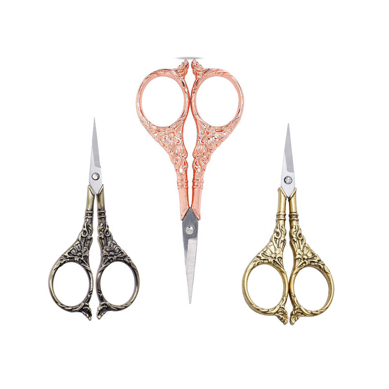 Craft Scissors for Felting & Embroidery Wizardi F07-M13-8-pink, Pink
