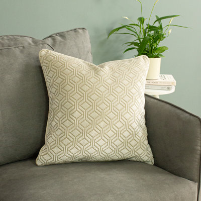Avenue Geometric Square Throw Cushion