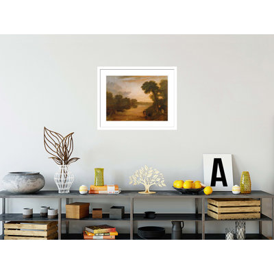 The Thames near Windsor by Joseph Mallord William Turner -Framed Giclee Print