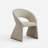 Luxury Upholstered Dining Chairs With Curved Back & Metal-accented Legs - Fully Assembled