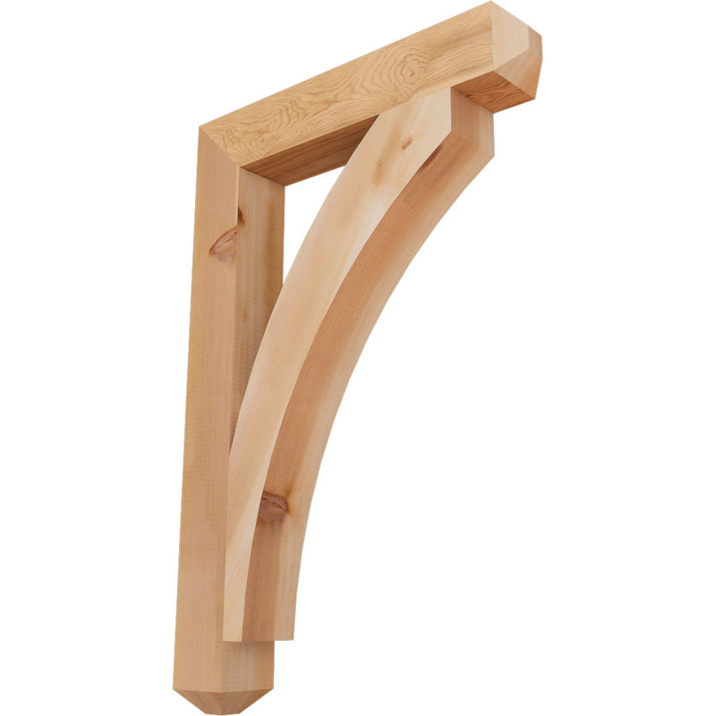 Support l 3 3 1/2 po x P 24 po x H 36 po Thorton Craftsman, cèdre rouge de l'Ouest, Cèdre rouge de l'Ouest (lisse)