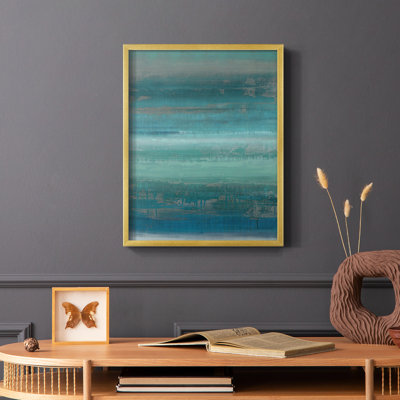 Étoiles et rivages II, reproduction encadrée - bois massif