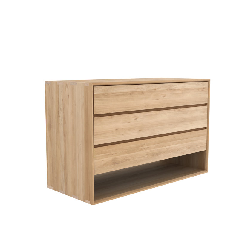 Nordic 51.2'' W Solid Wood Sideboard