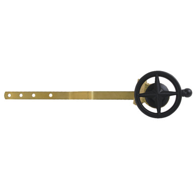 Kingston Brass Levante Front Mount Toilet Tank Lever With Knurled Handle