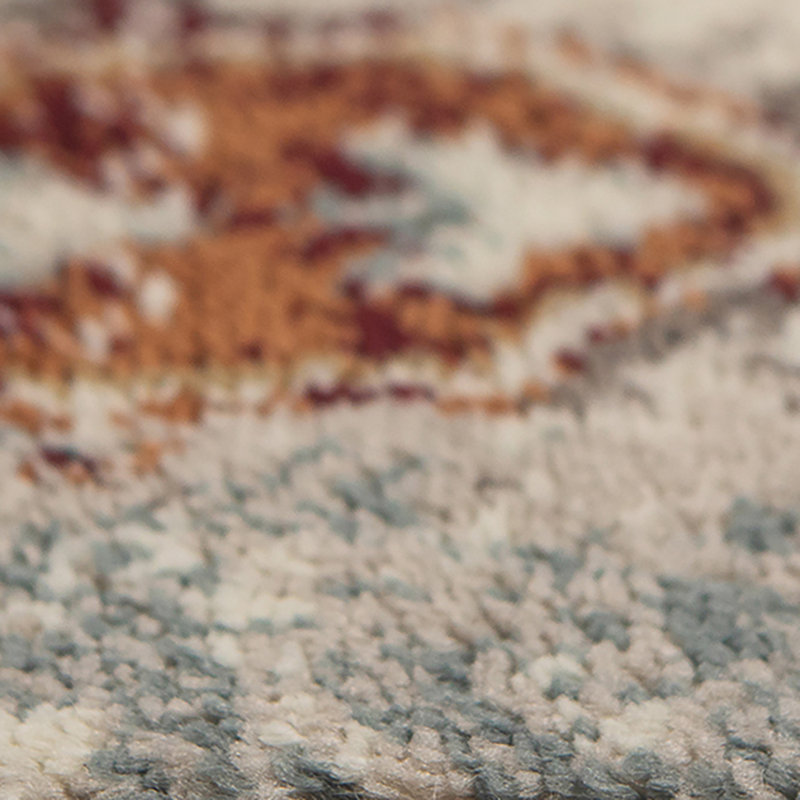 2' X 3' Beige Oriental Power Loom Area Rug