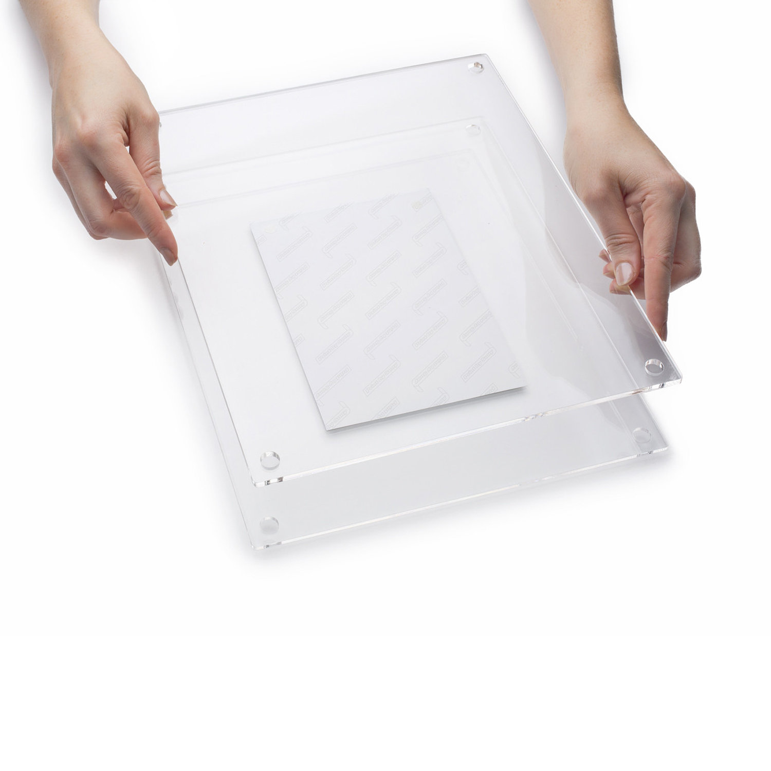 Trio Picture Frame, Silver