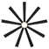Wynd XL 9 - Blade Outdoor/ Indoor Smart Ceiling Fan with Remote Control and LED Light Kit Included, Works With Alexa and iOS / Android App