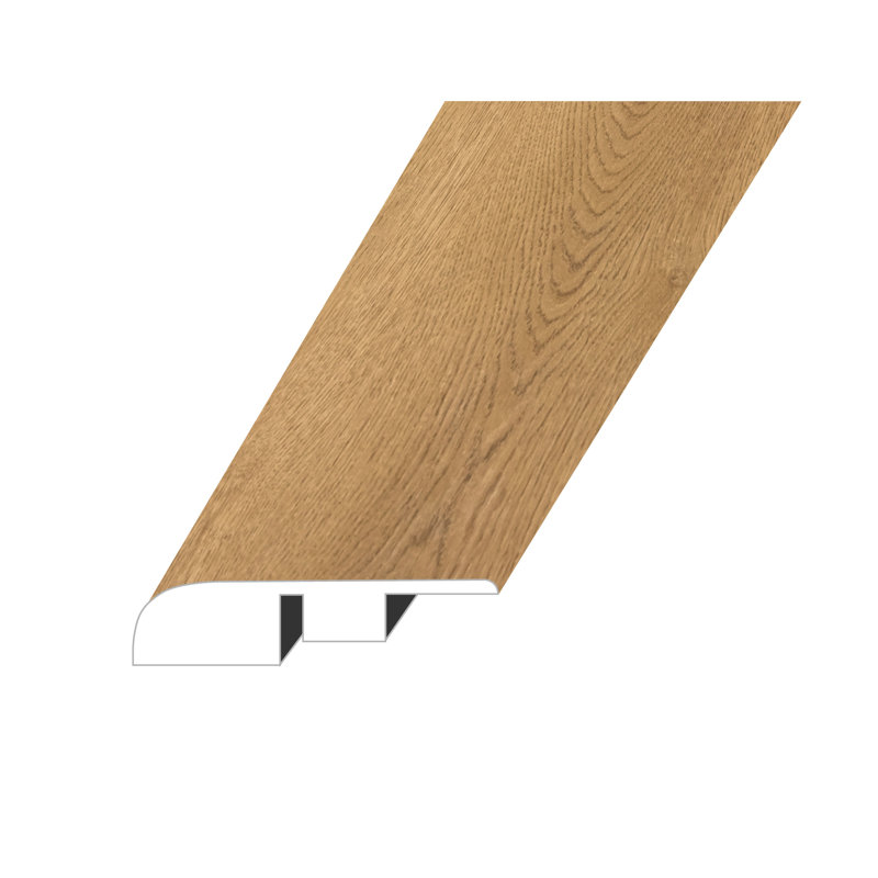 Sur mesure 0,6 po Épaisseur x 1,4 po X P 94,5 po Moulure à embout en stratifié Acf L, Hillcrest brun clair