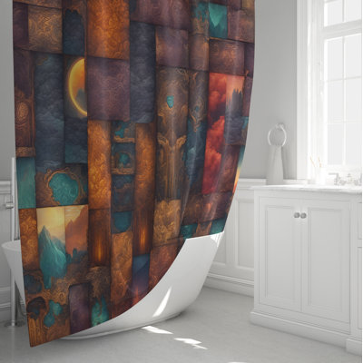 Adare Abstract Shower Curtain