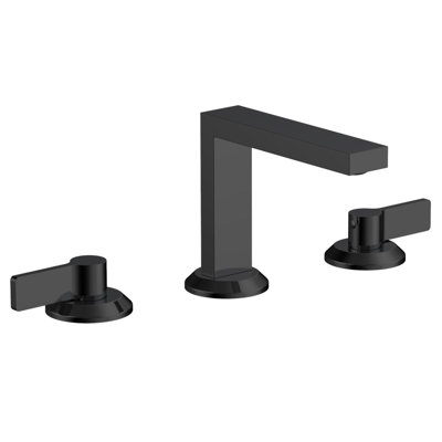 Widespread Double Handle 3 Hole Bathroom Faucet