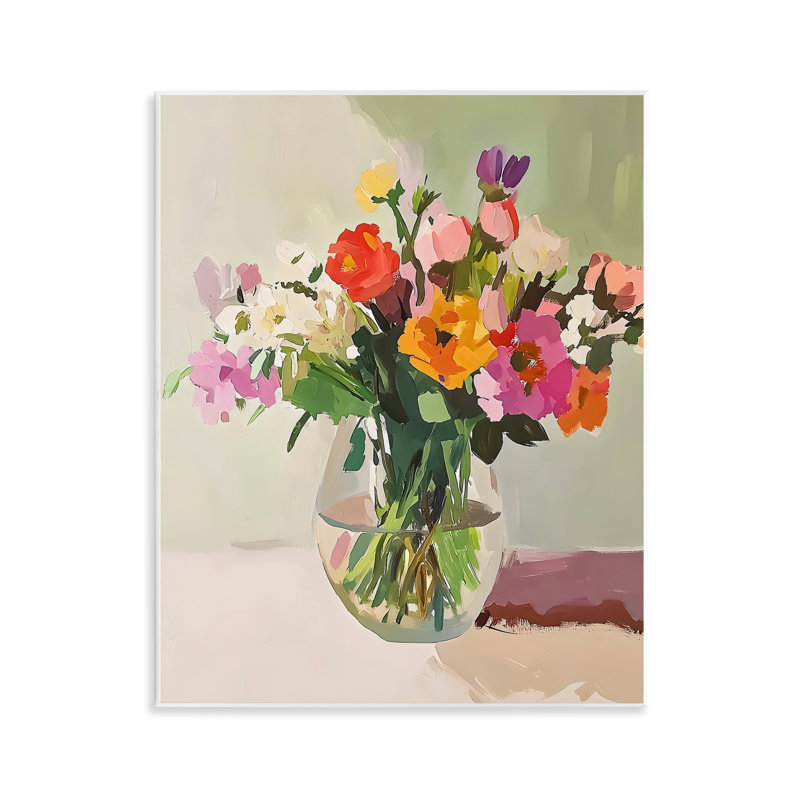 Plaque murale «Cheerful Garden Bouquet», design par Riley B