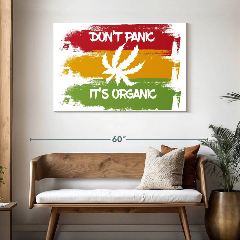 Senne Organic Marijuana, 30" H x 45" W