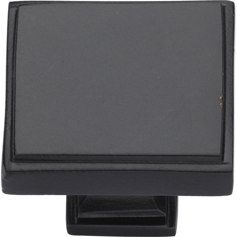 Miles Knob, 1.5, Matte Black