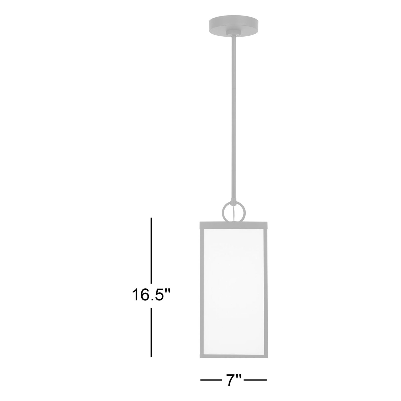 Howell Outdoor Aluminium Hanging Lantern, Antique Bronze