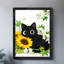 Reproduction d'art encadré noir rétro-298608768