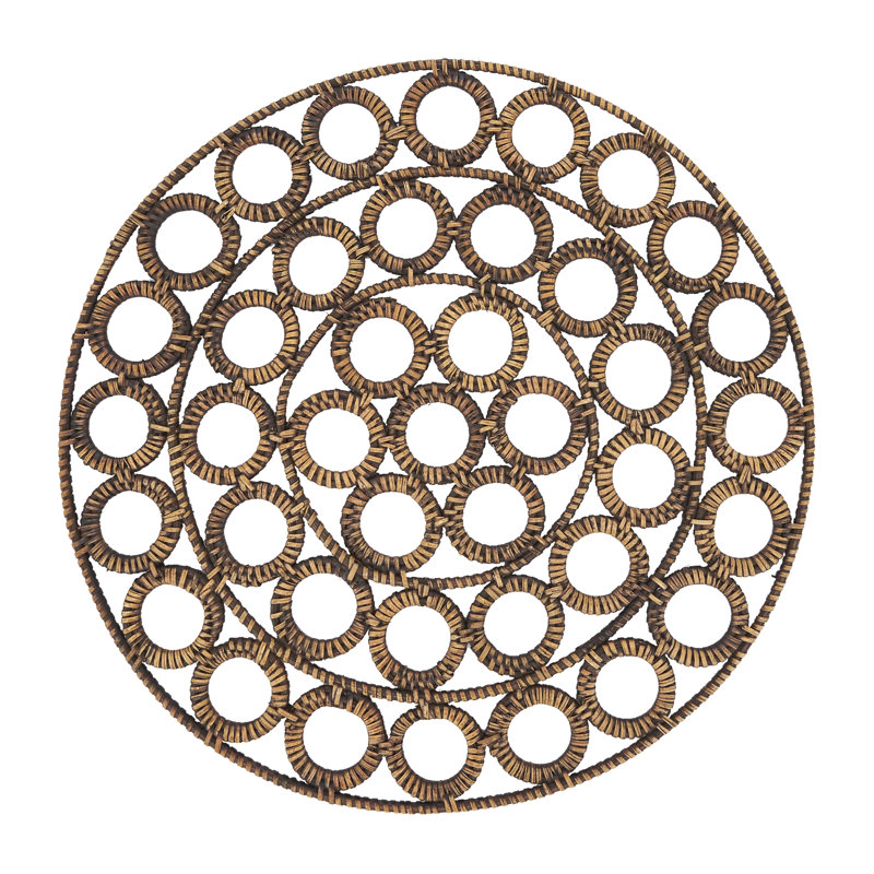 Napperon 100% rotin sans motif rond