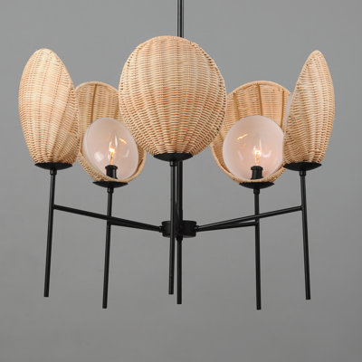 Christner Steel Dimmable Chandelier