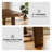 47" Solid Wood Dining Table For 4, Farmhouse Kitchen Table For Small Spaces-1365008498