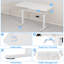 ONE PIECE Height Adjustable Standing Desk With Memory Smart Panel Office Electric Standing Computer Desk With USB Charge-1060843566-1060843552