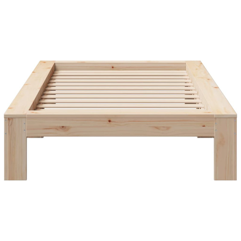 Bed, European Single (90 x 200 cm), Brown