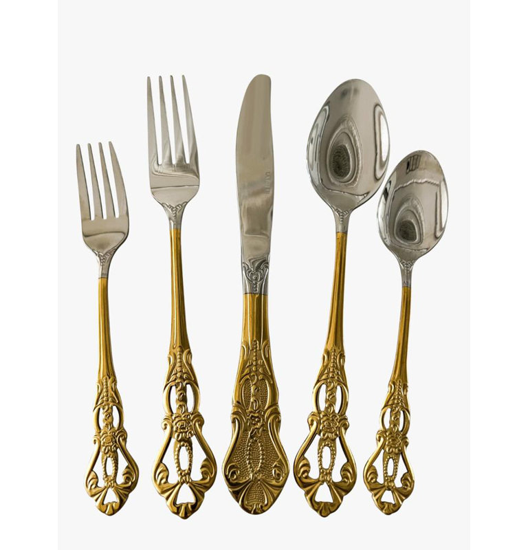 Mercer41 Cressida 30 Piece Stainless Steel Cutlery Set , Service for 6