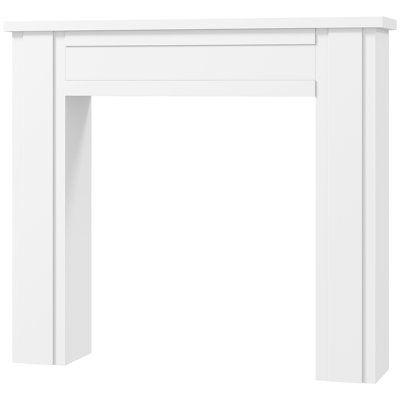 1PCS Fireplace Mantel, Freestanding Fireplace Surround with Leg for Electric Fireplaces