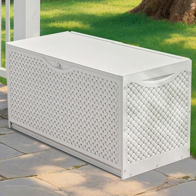Decksplore 190 Gallons Water Resistant Resin Lockable Deck Box