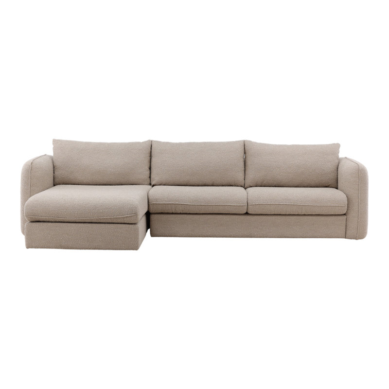 Canapé modulaire Torrey sable, Orienté à gauche (vu de face), Crème