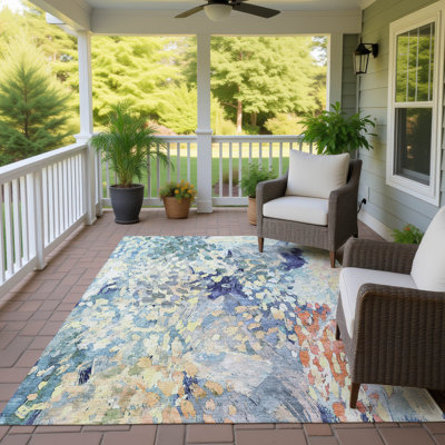 Machine Washable Indoor/Outdoor Chantille ACN2736 Modern Rug