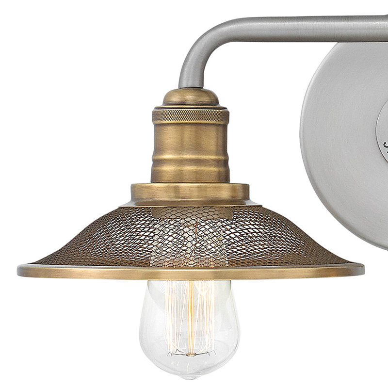 Rigby 2-Light Vanity Light, Antique Nickel