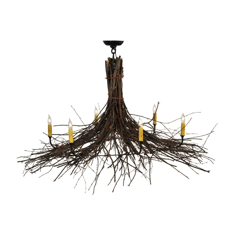 Rustic Lodge 6 - Light Chandelier