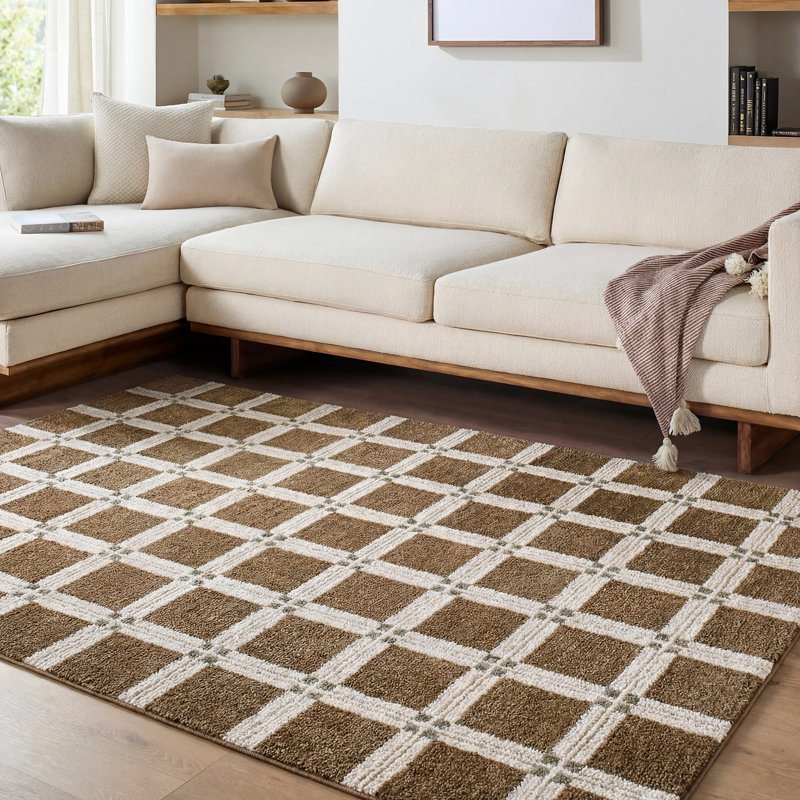 Geometric Area Rug, Rectangle 200 x 275 cm