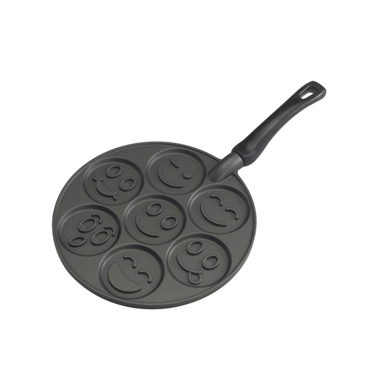 Nordic Ware Smiley Face Pancake Non-Stick Griddle Pan