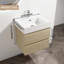 Meuble-lavabo mural avec lavabo en résine-316823234