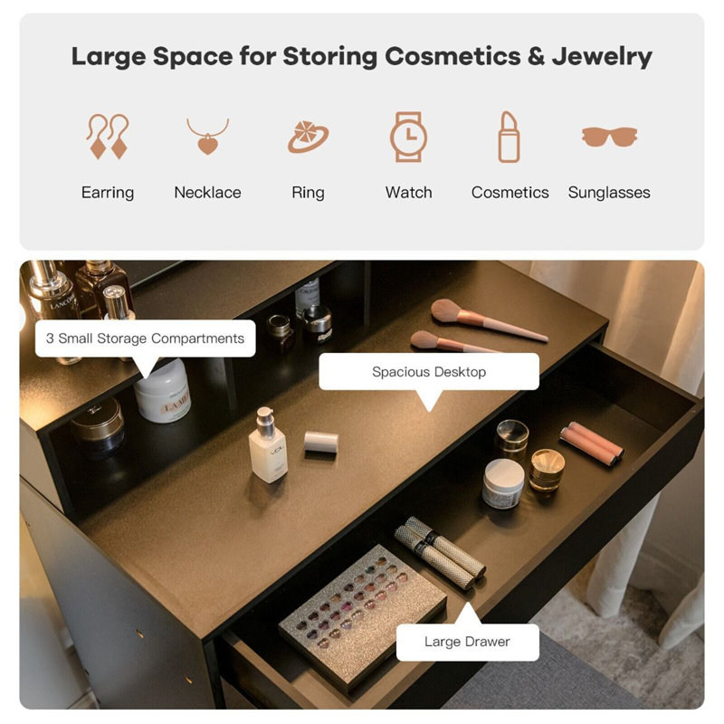 Dressing Table with Mirror