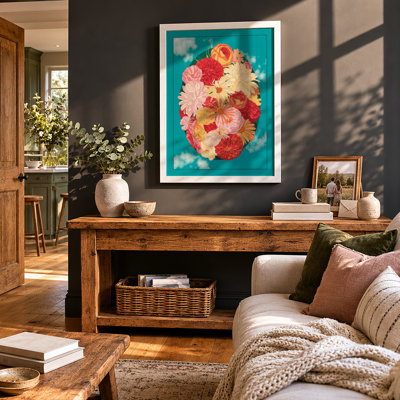 Springtime Bouquet Botanical - Framed Print