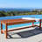Cranesville Solid Wood Eucalyptus Outdoor Bench