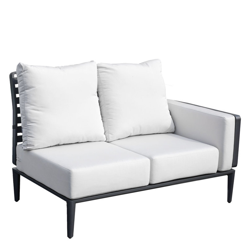 2 Seater Aluminum Outdoor Sofa Set Of 2