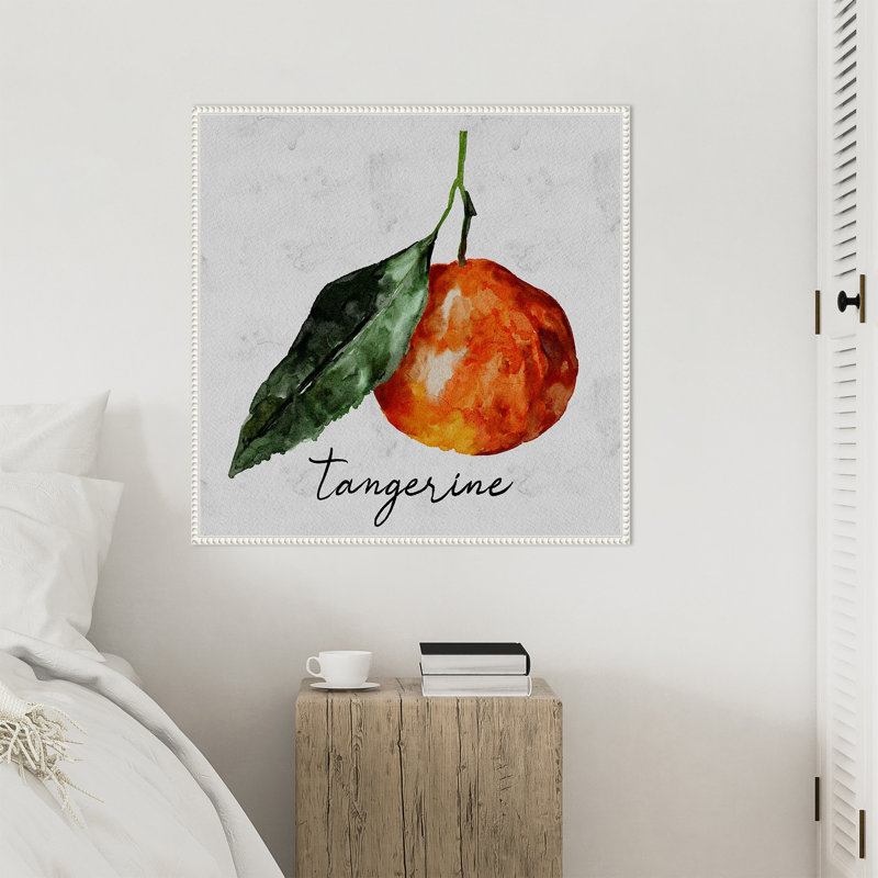 «Summertime Citrus III» par Regina Moore, reproduction d'art sur toile encadrée