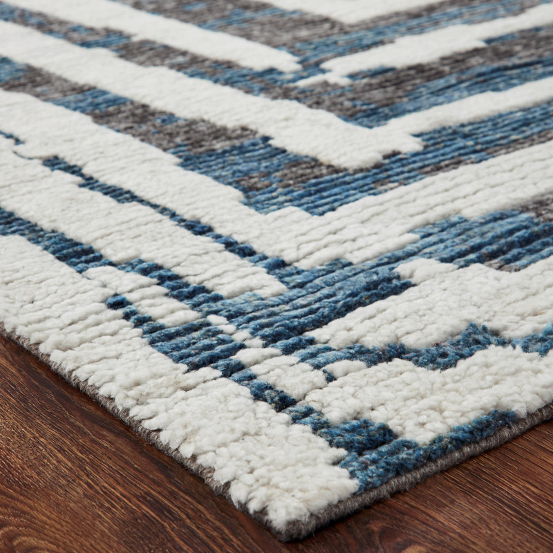 Wool Area Rug, Rectangle 8'6" x 11'6"