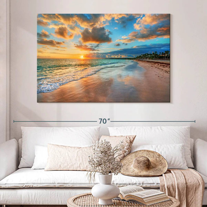 Coucher de soleil Gillard, H 34 po x l 51 po