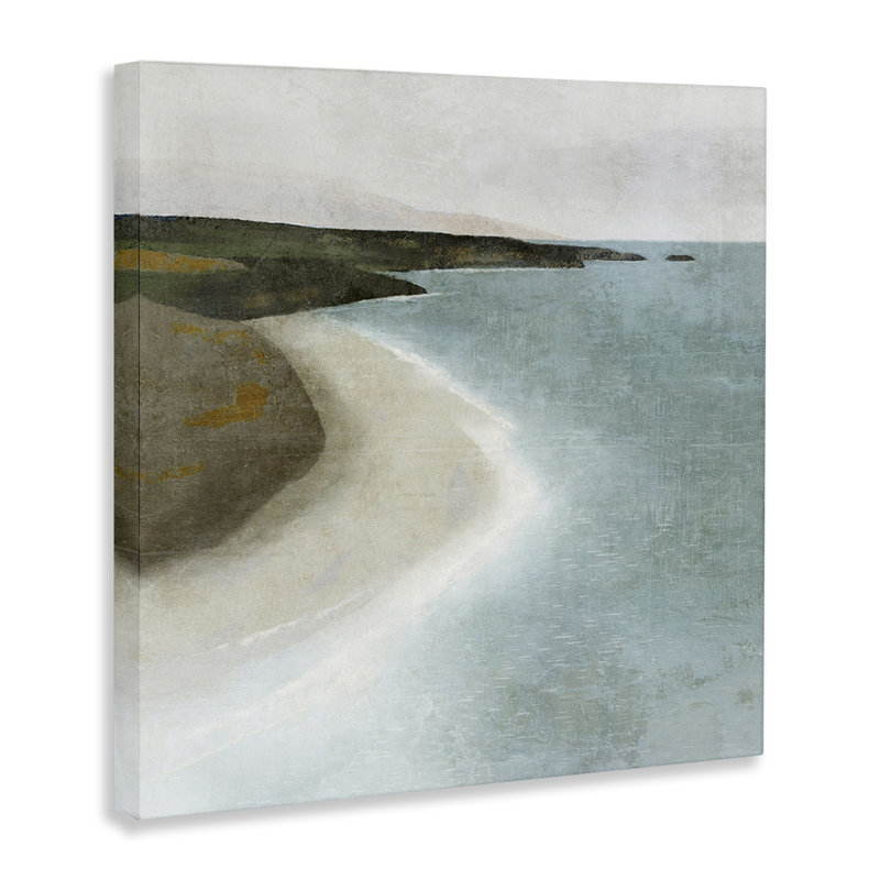 «Simple Serene Coastline» par Suzanne Nicoll, H 17 po x l 17 po