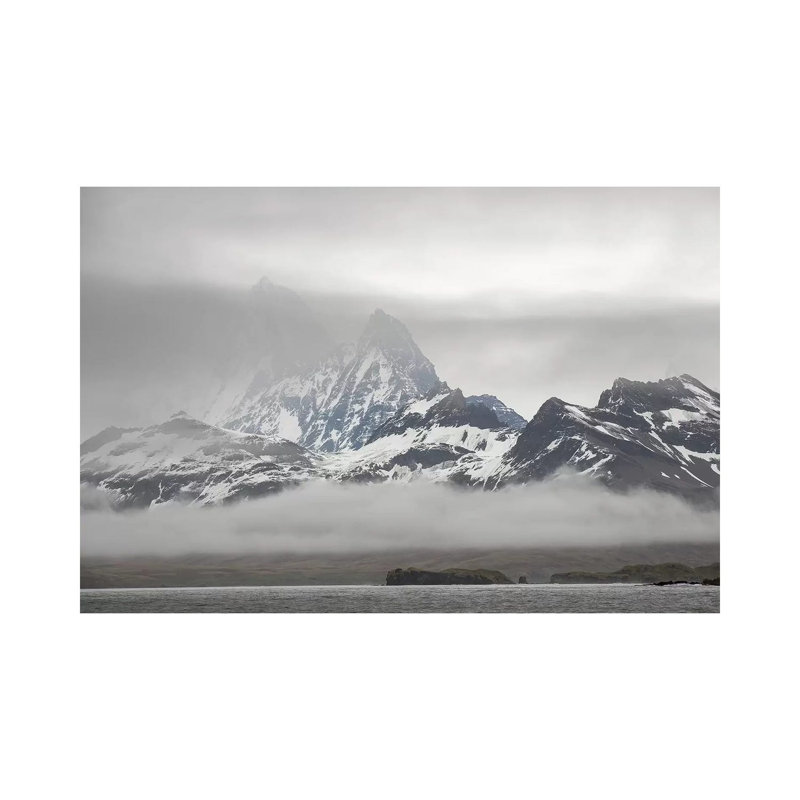 Bay Of Isles With Salisbury Plain On South Georgia. by Martin Zwick - Wrapped Canvas Print, 20.32 cm H x 30.48 cm W