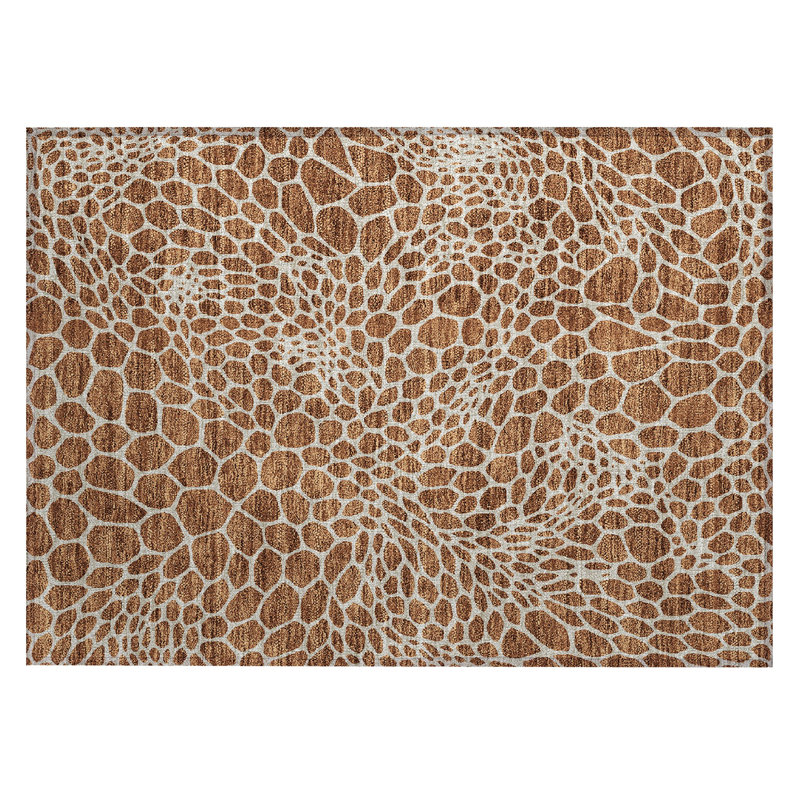 Colwart Flatweave Geometric Indoor / Outdoor Rug, Rectangle 1'8" x 2'6"