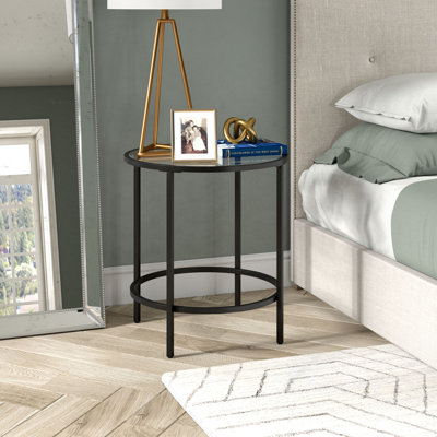 Ceno Glass Top End Table