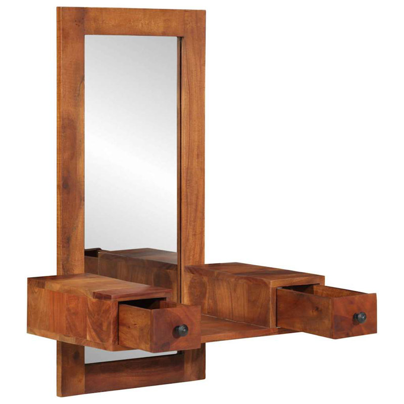 Solid Wood Rectangle Mirror