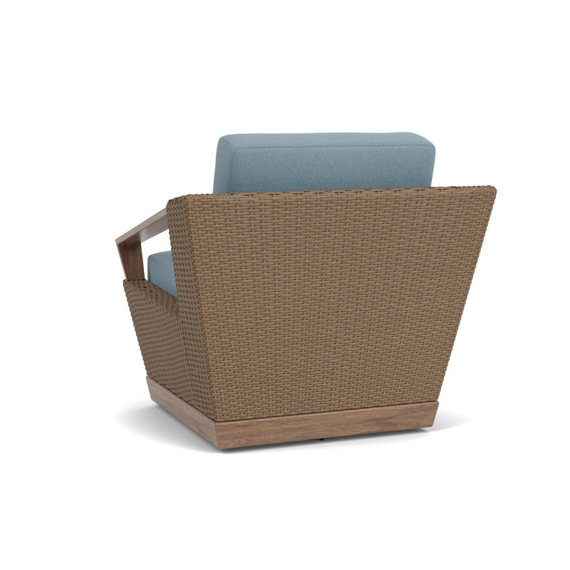 Outdoor Swivel Armchair, Unearth Mist