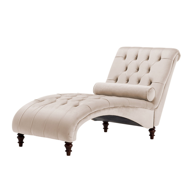 Stults Velvet Chaise Lounge
