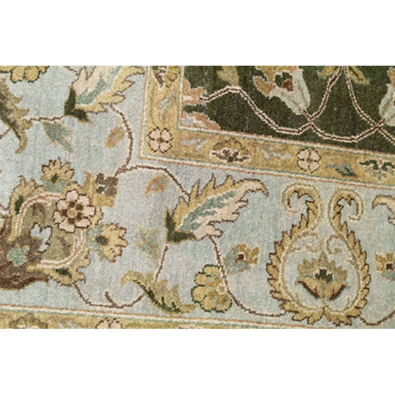 Wool Floral Area Rug